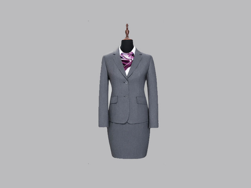 西服套裝 灰色女士西服套裝展示